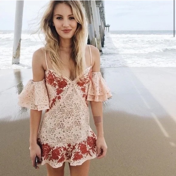 For Love and Lemons FL&L Matador Mini Dress Size L EUC - Picture 2 of 8